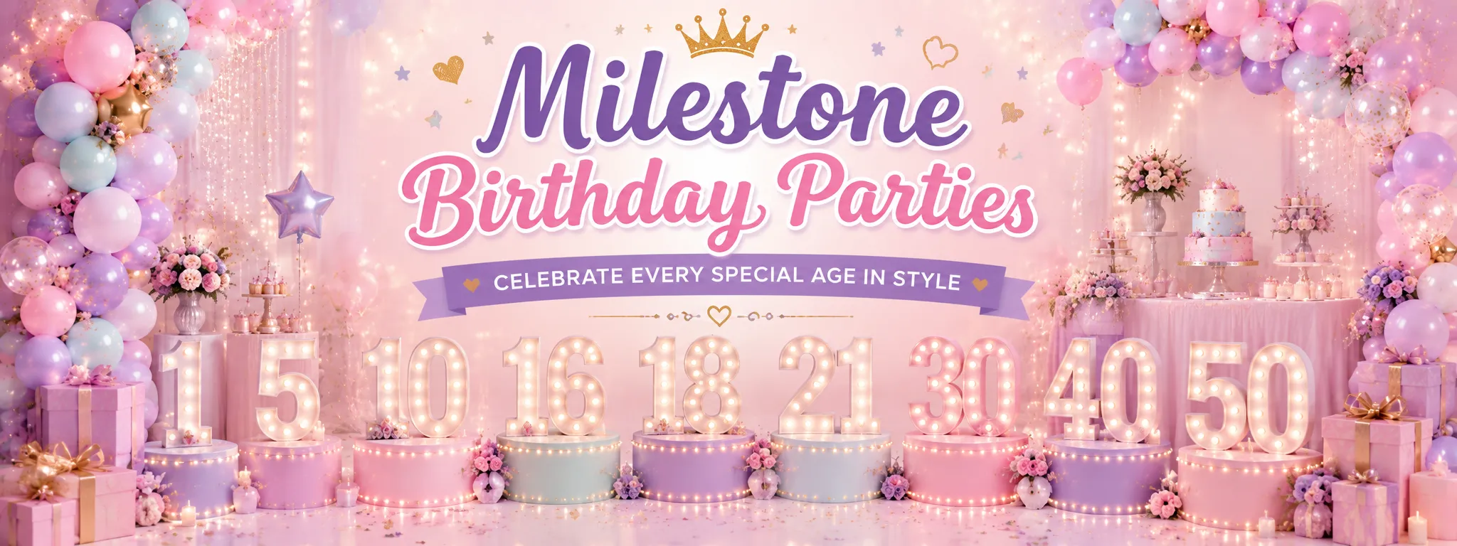 Milestone Birthday Parties